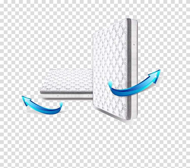 two mattress blue arrows transparent background PNG clipart