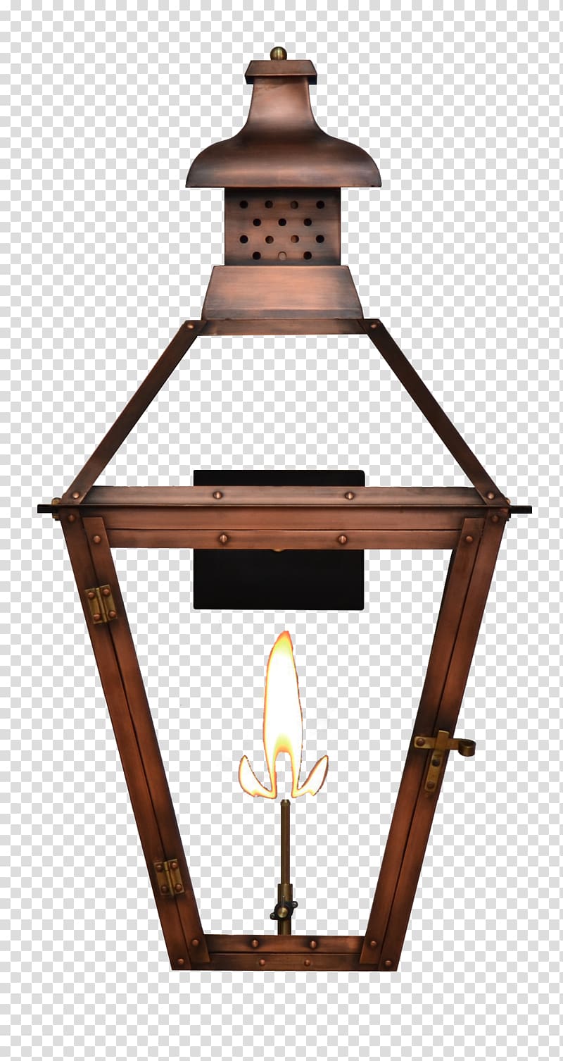 Gas lighting Coppersmith Lantern, light transparent background PNG clipart