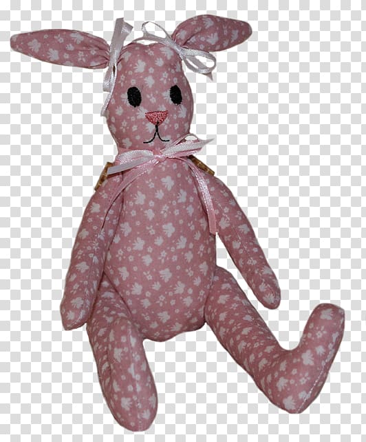 Stuffed Animals & Cuddly Toys Machine embroidery Stitch Domestic rabbit, Lola bunny transparent background PNG clipart