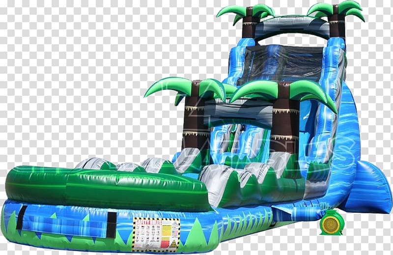 Inflatable Bouncers Water slide Playground slide, slip n slide transparent background PNG clipart