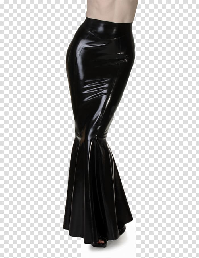 Waist Latex clothing Velvet Skirt, morticia transparent background PNG clipart