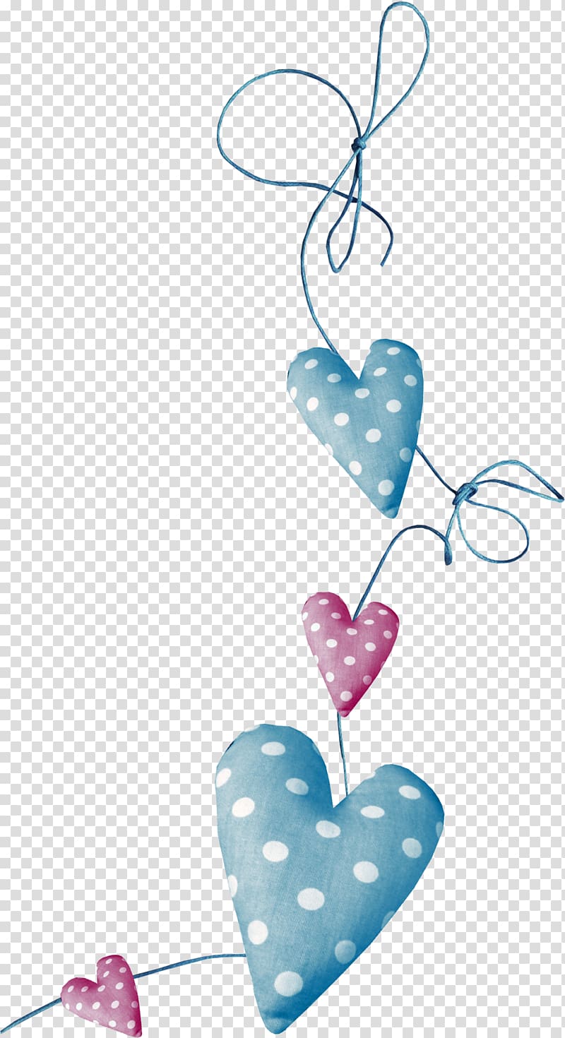 Pink Blue Rope, Blue rope peach heart pillow transparent background PNG clipart