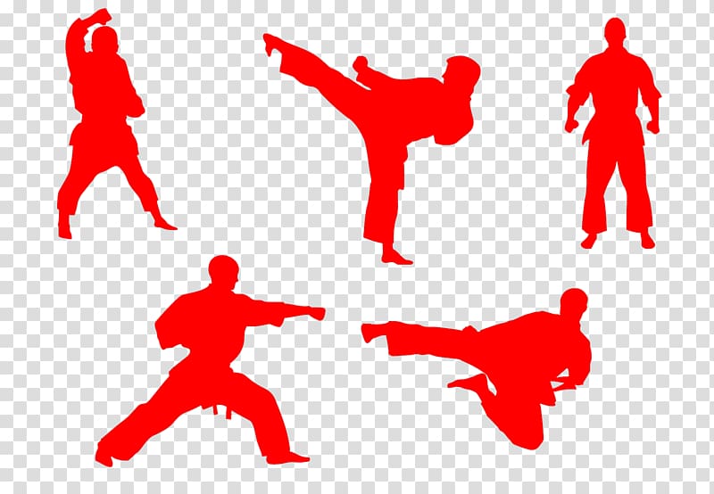 Karate Martial arts Taekwondo Icon, Karate action figures transparent background PNG clipart