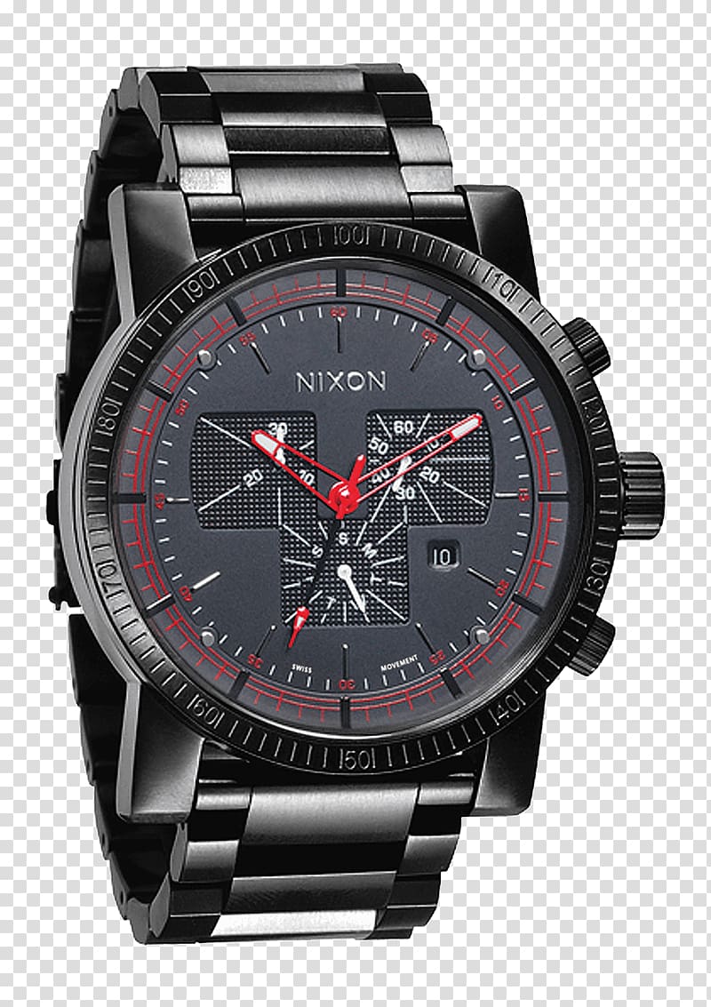 Nixon Custom Shop Watch Nixon Unit Nixon Men\'s Corporal, watch transparent background PNG clipart