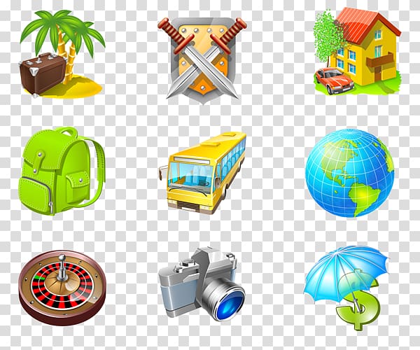 Computer Icons Desktop , Travel Icon Set » Iconspackm transparent background PNG clipart