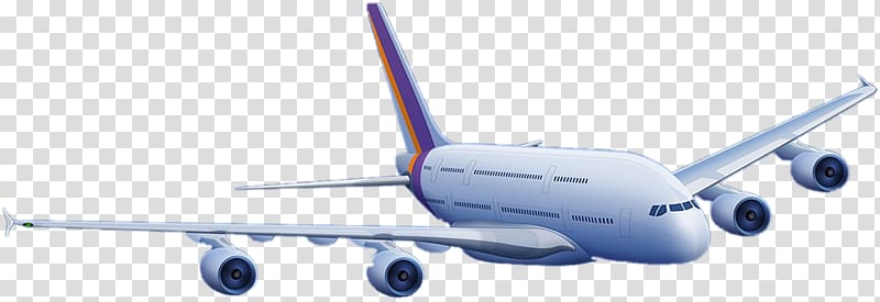Airplane Wide-body aircraft, Aircraft material transparent background PNG clipart