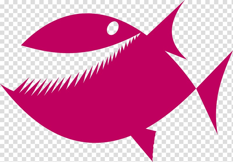 Piranha Drawing , pink fish transparent background PNG clipart