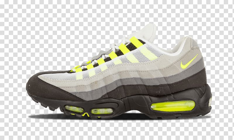 Mens Nike Air Max 95 Sports shoes Air Max 95 OG, Rainbow Neon Nike Shoes transparent background PNG clipart