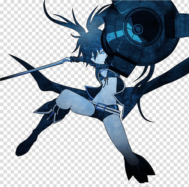 Black Rock Shooter Fuji TV Anime Original video animation Noitamina, rock transparent background PNG clipart