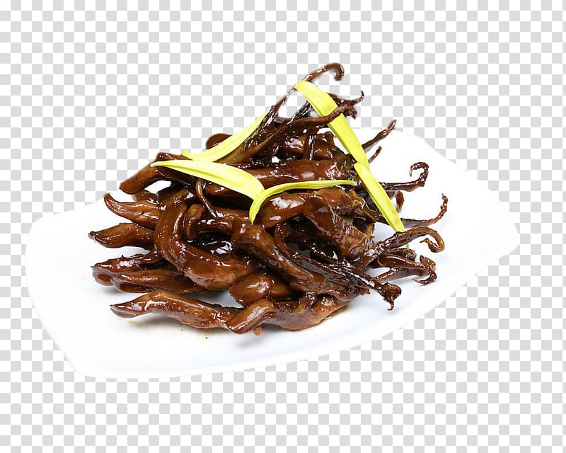 Duck Romeritos Chinese cuisine Food, Braised roast duck tongue transparent background PNG clipart