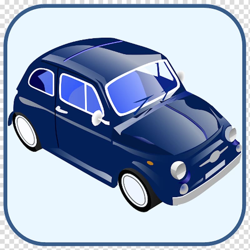 City car Compact car Fiat 500 , car transparent background PNG clipart