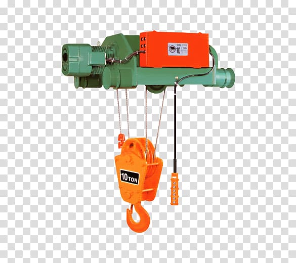 Overhead crane Hoist Machine Wire rope, High-volume Low-speed Fan transparent background PNG clipart