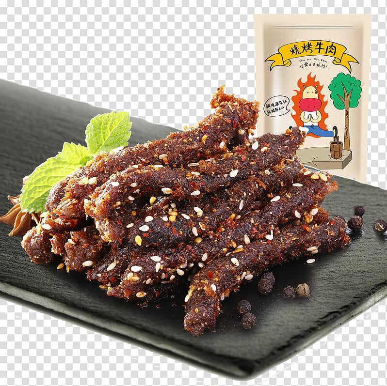 Bakkwa Barbecue Rousong Meat JD.com, Spicy beef jerky shop yield transparent background PNG clipart