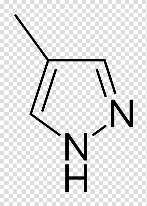 Fomepizole Pyrazole Aromaticity Pyrrole Heterocyclic compound, Ethylene Glycol Dimethacrylate transparent background PNG clipart