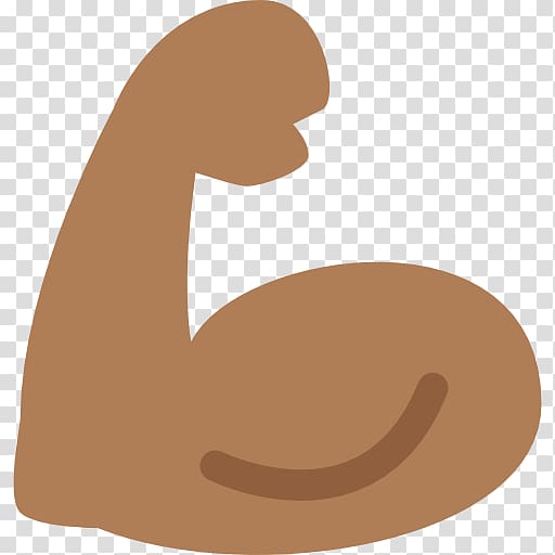 Emoji Muscle Human skin color Biceps, Emoji transparent background PNG clipart