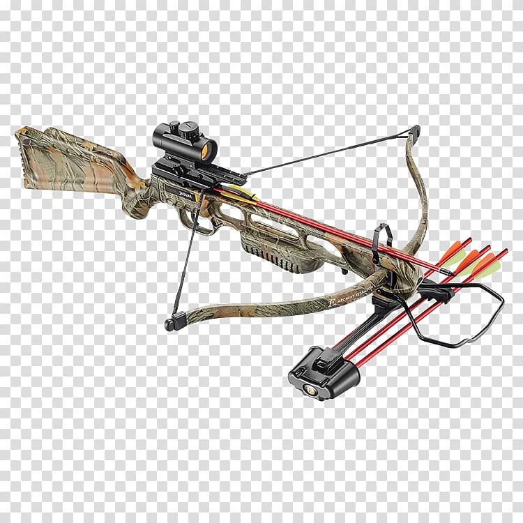 Jaguar Cars Crossbow Red dot sight Recurve bow Air gun, weapon transparent background PNG clipart