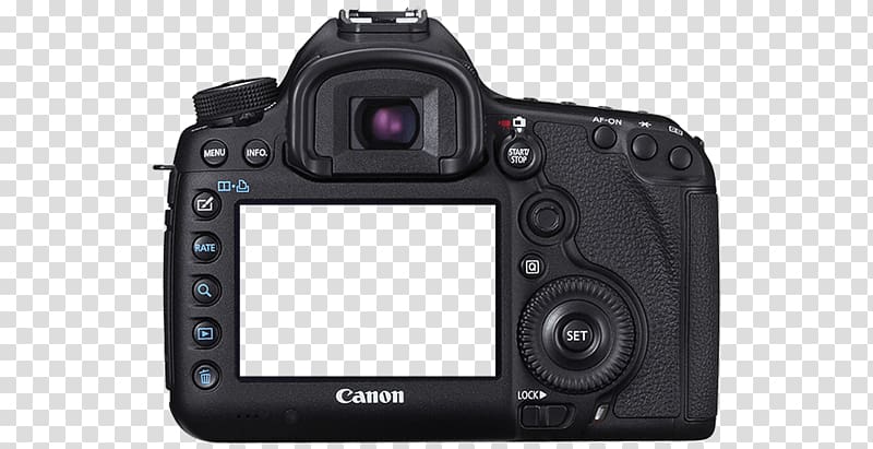 Canon EOS 5D Mark III Canon EOS 5D Mark IV Canon EOS 6D, Canon T5i transparent background PNG clipart