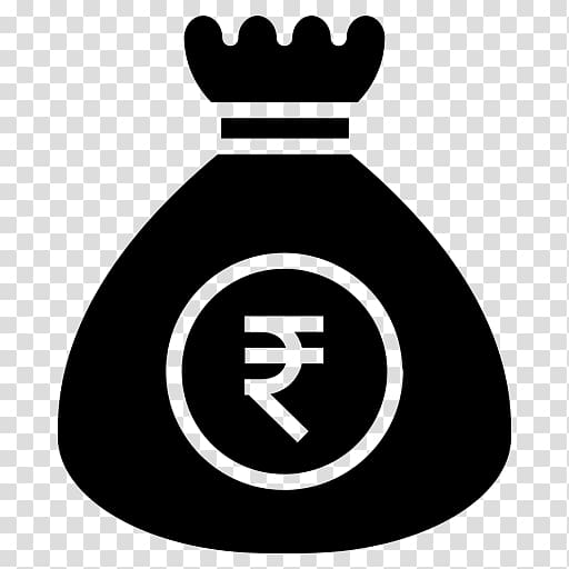 Indian rupee sign Money bag Currency symbol, money bag transparent background PNG clipart