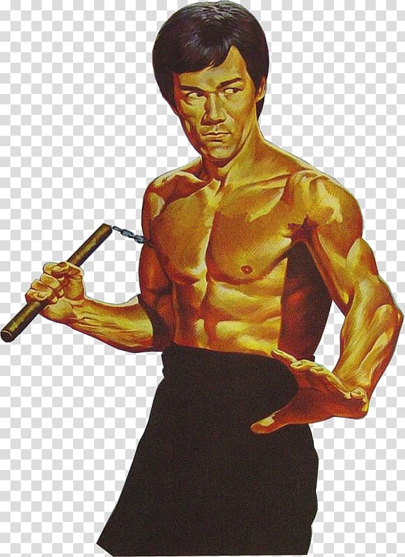 Bruce Lee Enter the Dragon Art Film poster, bruce lee transparent background PNG clipart