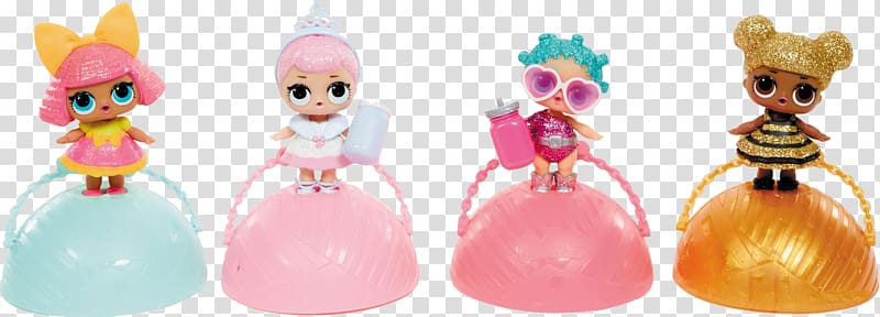 L.O.L. Surprise! Lil Sisters Series 2 MGA Entertainment L.O.L. Surprise! Series 1 Mermaids Doll Toy L.O.L. Surprise! Confetti Pop Series 3, doll transparent background PNG clipart