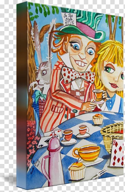 Alice\'s Adventures in Wonderland Mad Hatter Alice in Wonderland Tea party, Alice tea transparent background PNG clipart