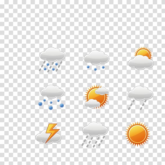 Weather forecasting Symbol , Drizzle sunny weather forecast transparent  background PNG clipart