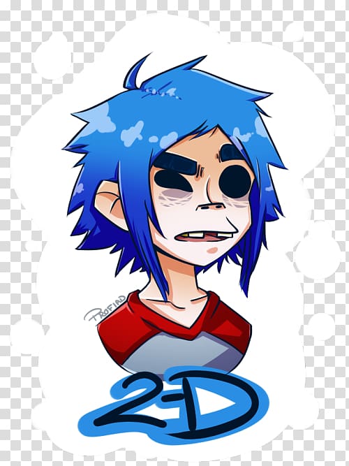 Gorillaz 2-D Murdoc Niccals Noodle Art, social networking sites transparent background PNG clipart