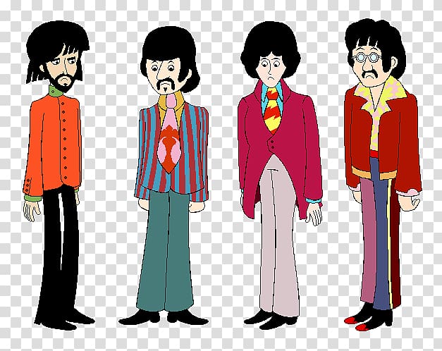 The Beatles Love Yellow Submarine Help!, others transparent background PNG clipart