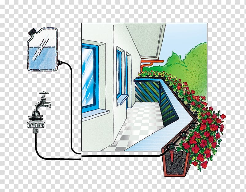 Drip irrigation Tap System Garden, water transparent background PNG clipart