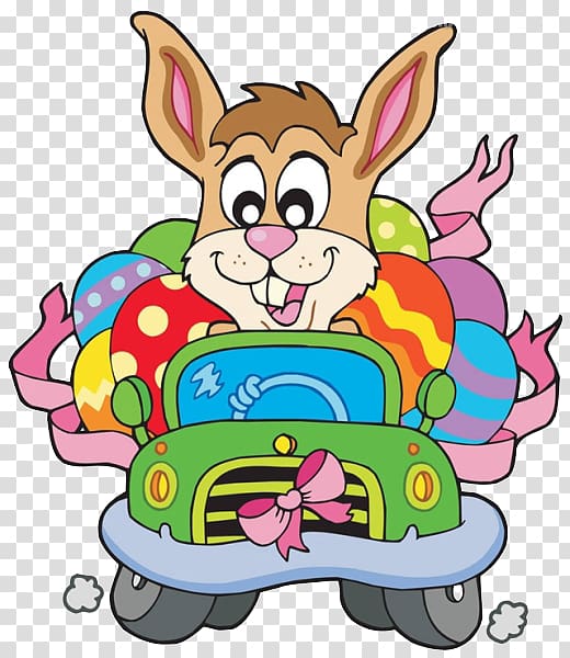 Easter Bunny Easter Coloring Book: Easter Designs for Relaxation Easter egg , Easter bunny driving car transparent background PNG clipart