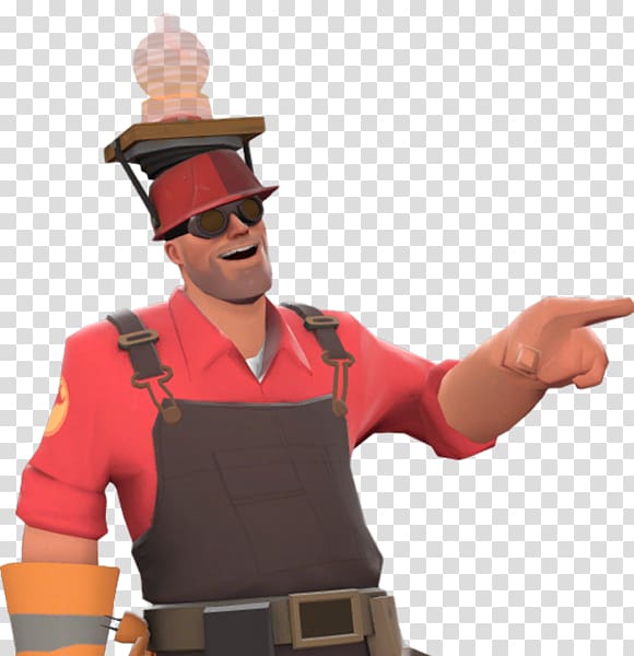 Team Fortress 2 Headgear Taunting Profession Engineer, engineer transparent background PNG clipart