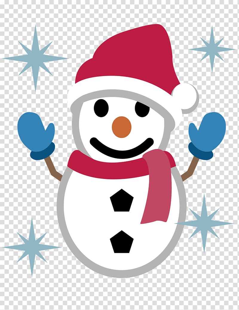 Emoji Snowman Sticker Christmas Text messaging, snowman transparent background PNG clipart