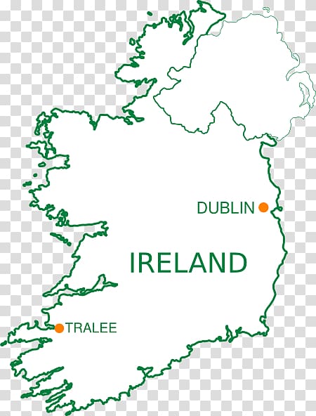 Northern Ireland Republic of Ireland–United Kingdom border , map cartoon transparent background PNG clipart