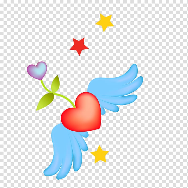 Hewetts Heating & Air Conditioning Love Association of Fundraising Professionals, Cartoon heart-shaped wings transparent background PNG clipart