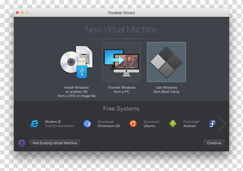 Parallels Desktop 9 for Mac Boot Camp Virtual machine, Computer transparent background PNG clipart