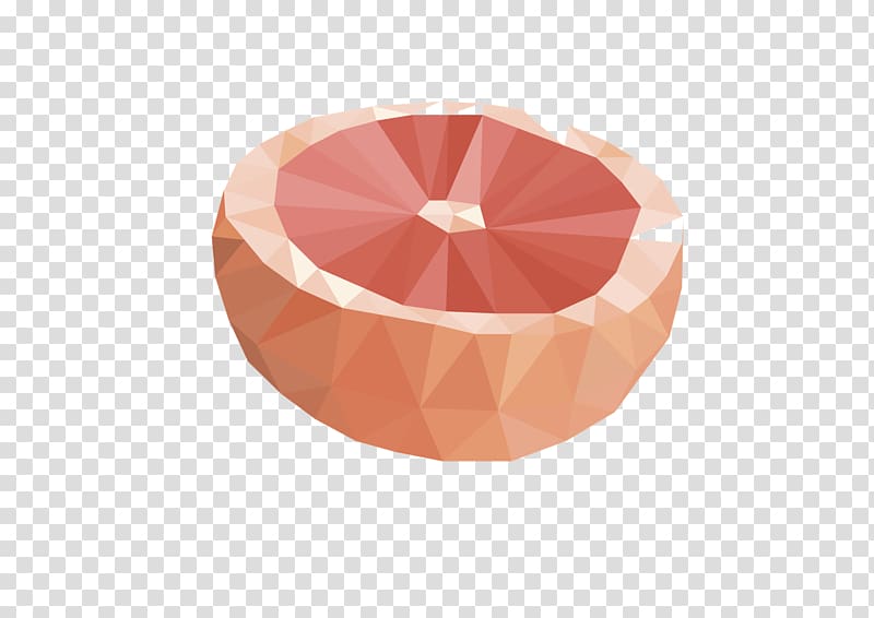 Gemstone, red grapefruit transparent background PNG clipart