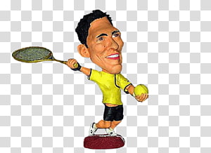 Cartoon Figurine Caricature 3D computer graphics Autodesk 3ds Max, novak djokovic transparent background PNG clipart thumbnail