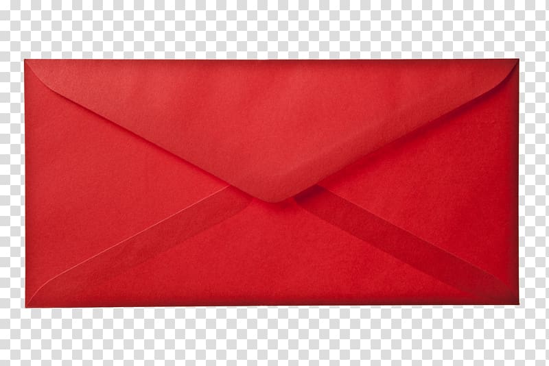 Paper Red envelope Mail, envelope mail transparent background PNG clipart