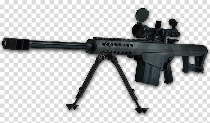 Barrett M82 .50 BMG Sniper rifle Barrett Firearms Manufacturing, Barrett M82 transparent background PNG clipart