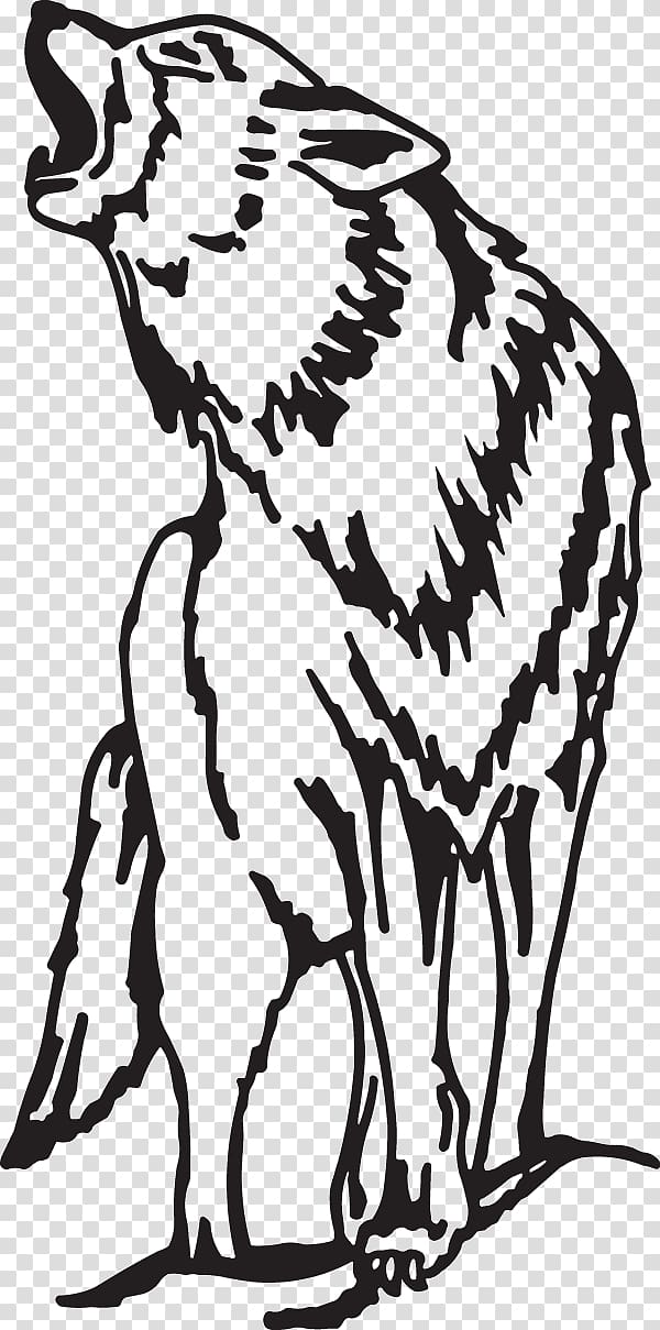 Decal Dog Lone wolf Sticker Coyote, dog transparent background PNG clipart
