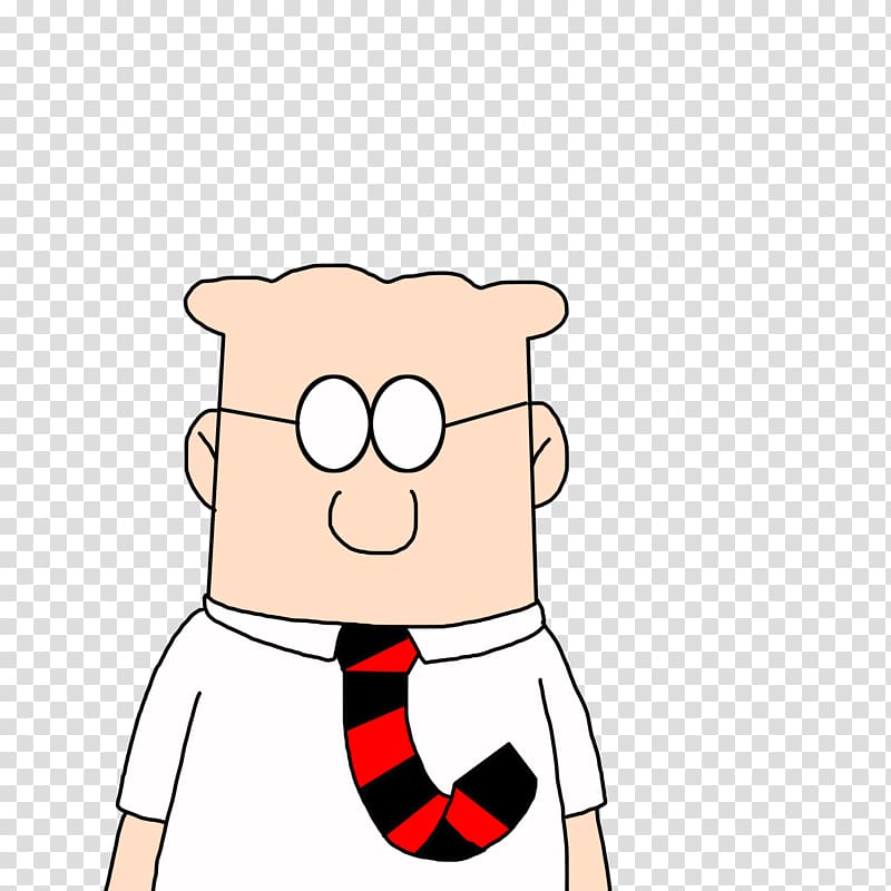 Cartoon Dilbert Drawing, lucky draw transparent background PNG clipart