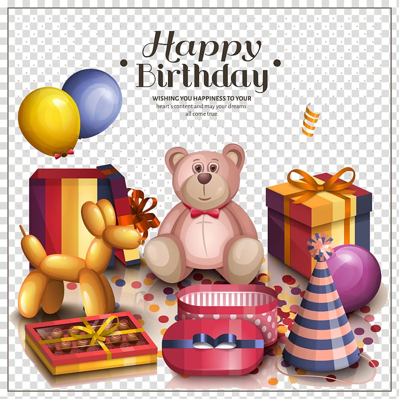 birthday present transparent background PNG clipart