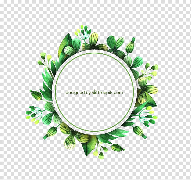 free green circle border pattern buckle transparent background PNG clipart