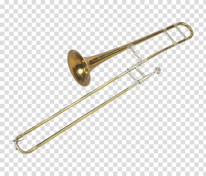 Trombone Musical instrument Brass instrument Illustration, Trombone transparent background PNG clipart