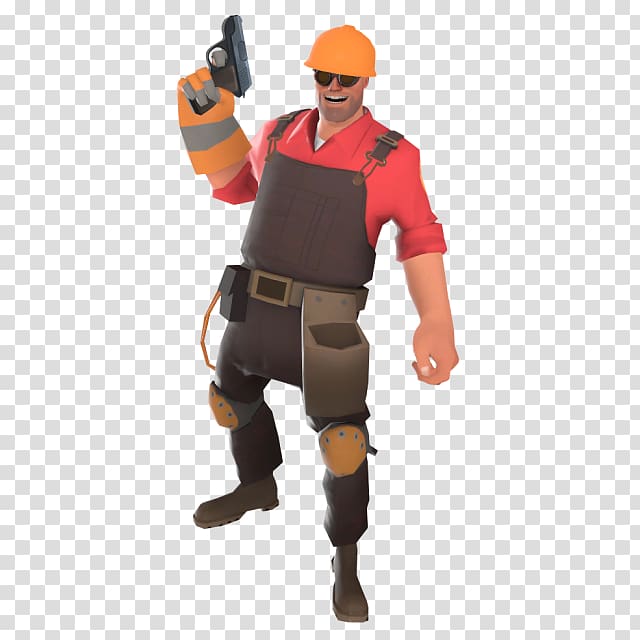 Team Fortress 2 Half-Life 2 Taunting Critical hit, engineer transparent background PNG clipart
