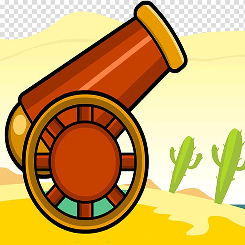 Angry Birds Final Fantasy XV Mass Effect: Andromeda Cannon Artillery, The cannon in the desert transparent background PNG clipart