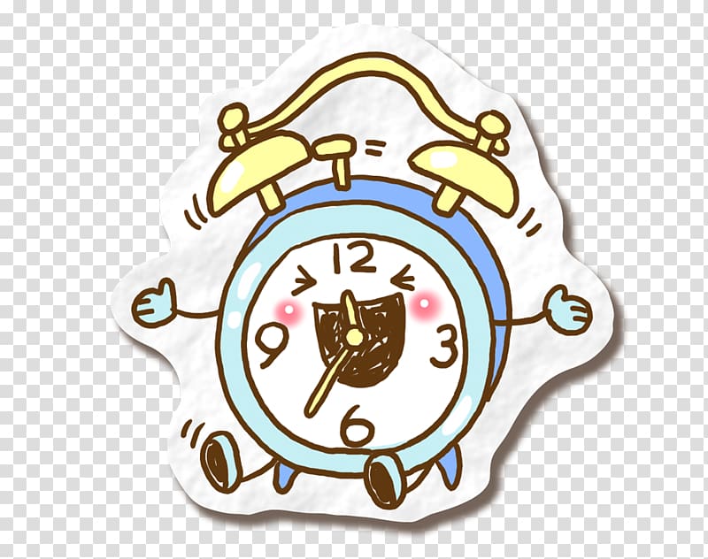 Alarm clock Cartoon, Cartoon alarm clock transparent background PNG clipart