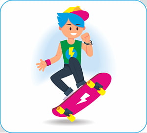 Skateboarding Ice skating In-Line Skates Roller skates, skateboard transparent background PNG clipart thumbnail