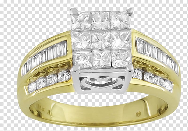 Wedding ring Gold Diamond, Diamond ring transparent background PNG clipart