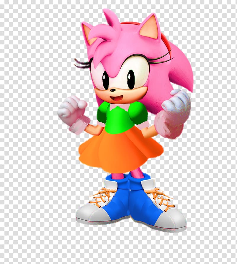 Sonic CD Sonic Generations Amy Rose Sonic Adventure Sonic Chaos, paint decoration transparent background PNG clipart